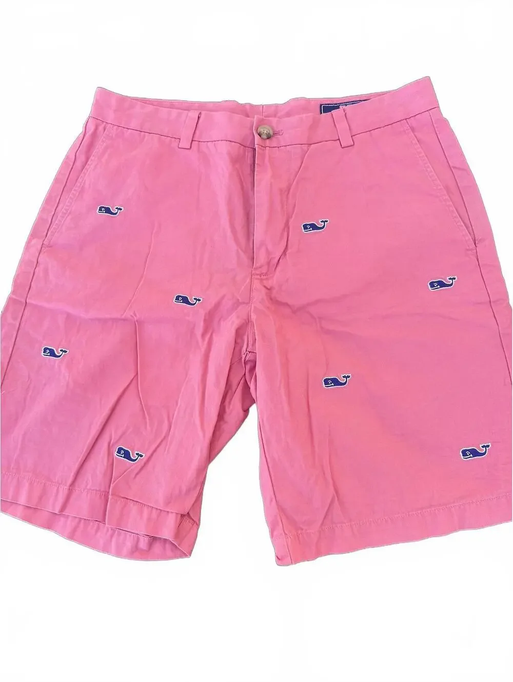Vineyard Vines Pink Whale Shorts Size 32 - Picture 1 of 3